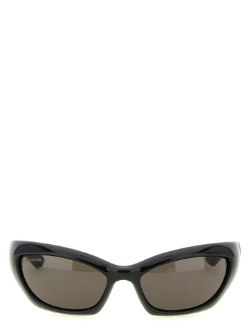 Black Polyamide Sunglasses