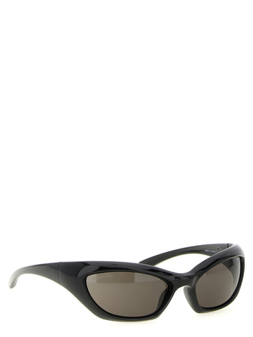 Black Polyamide Sunglasses