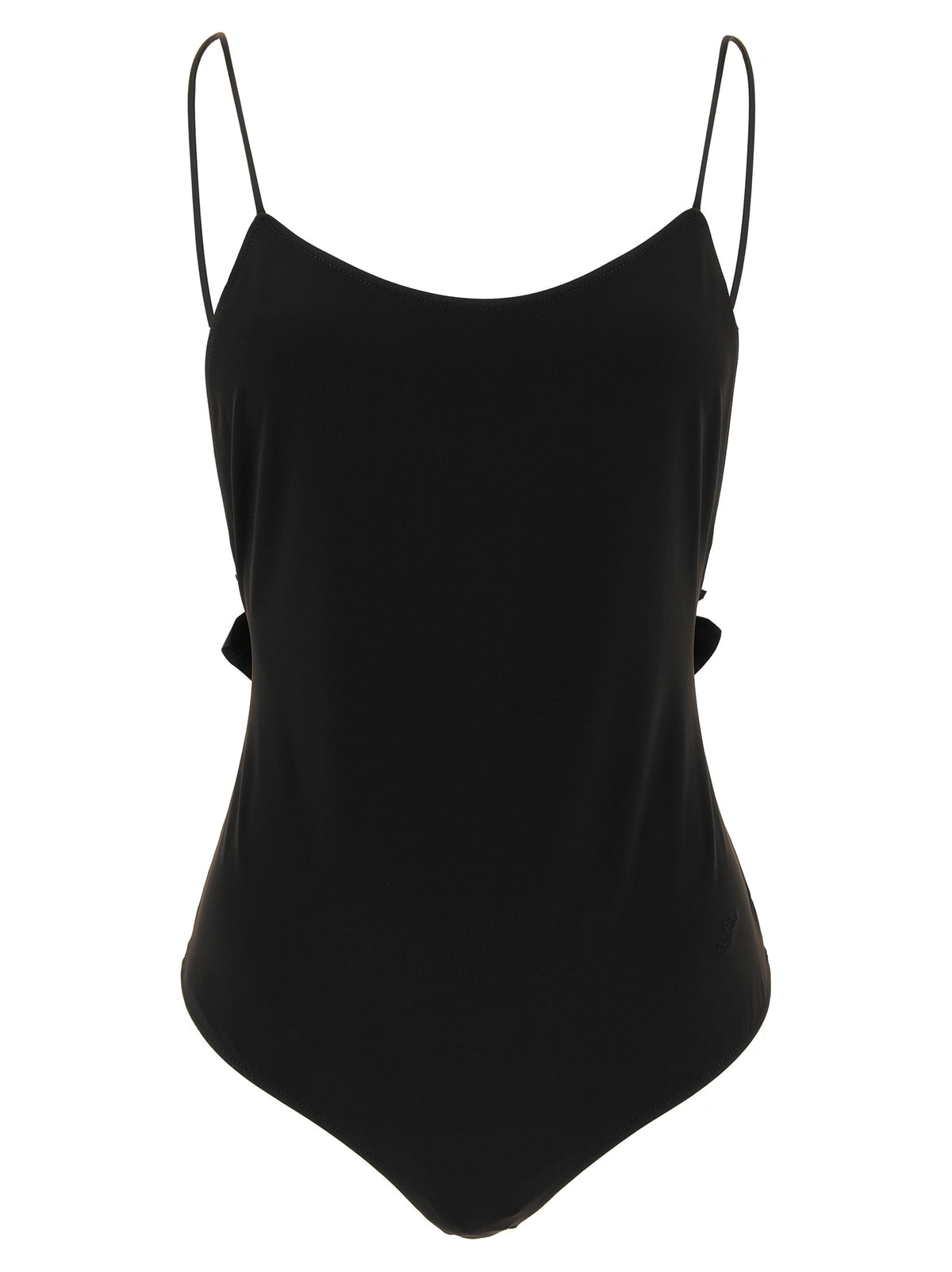 Black Polyamide One-Piece Swimsuit