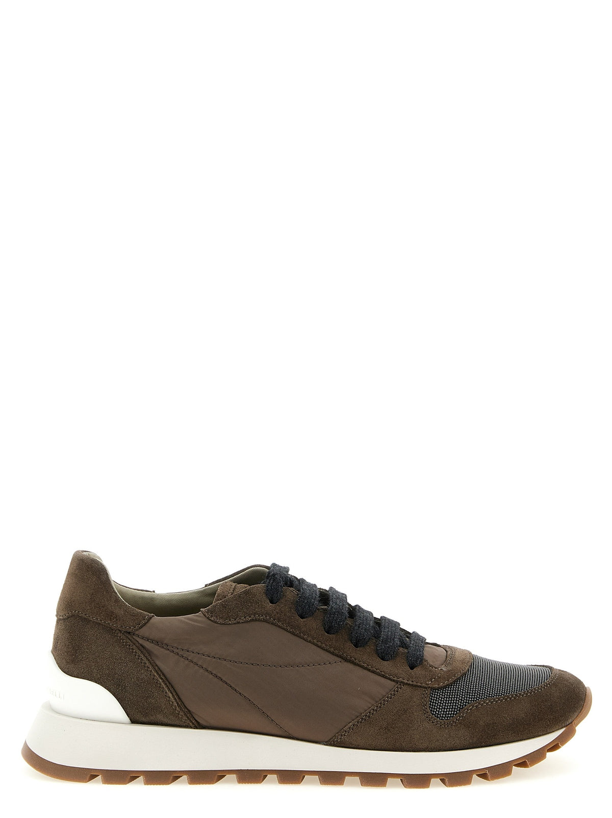 Bicolor Calfskin Athletic Sneakers