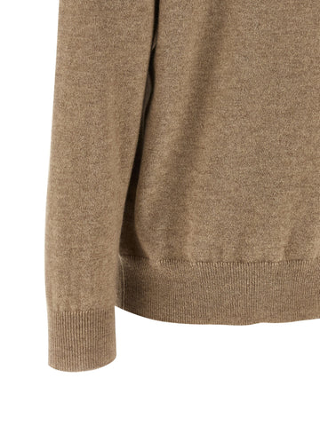 Beige Cashmere Cardigan