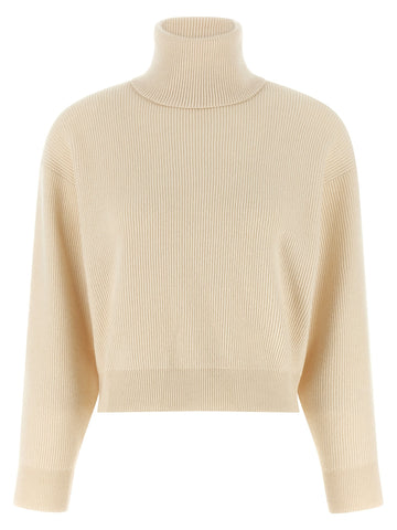 White Virgin Wool Cardigan