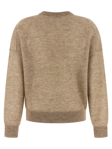 Beige Wool Cardigan