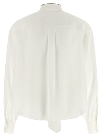 White Silk Blouse