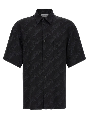 Black Viscose Blouse