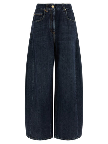 Blue Cotton Jeans Denim
