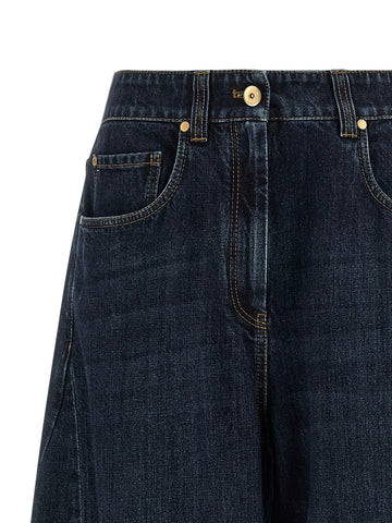 Blue Cotton Jeans Denim