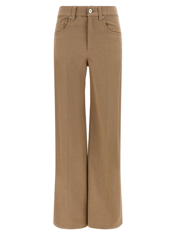 Beige Cotton Jeans Denim
