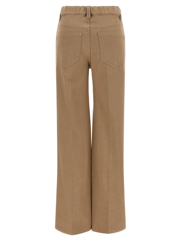 Beige Cotton Jeans Denim
