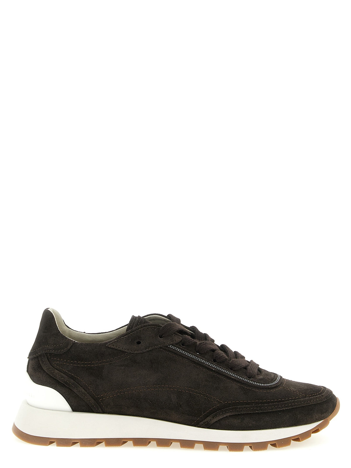 Brown Calfskin Sneakers