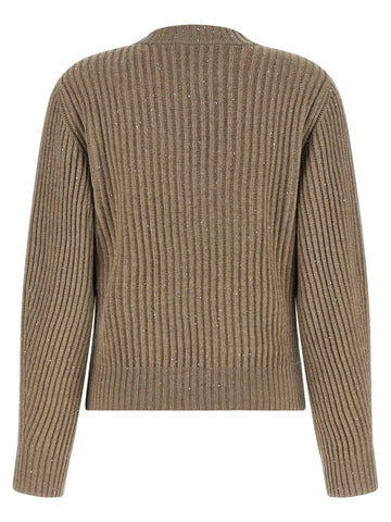 Beige Cashmere Cardigan