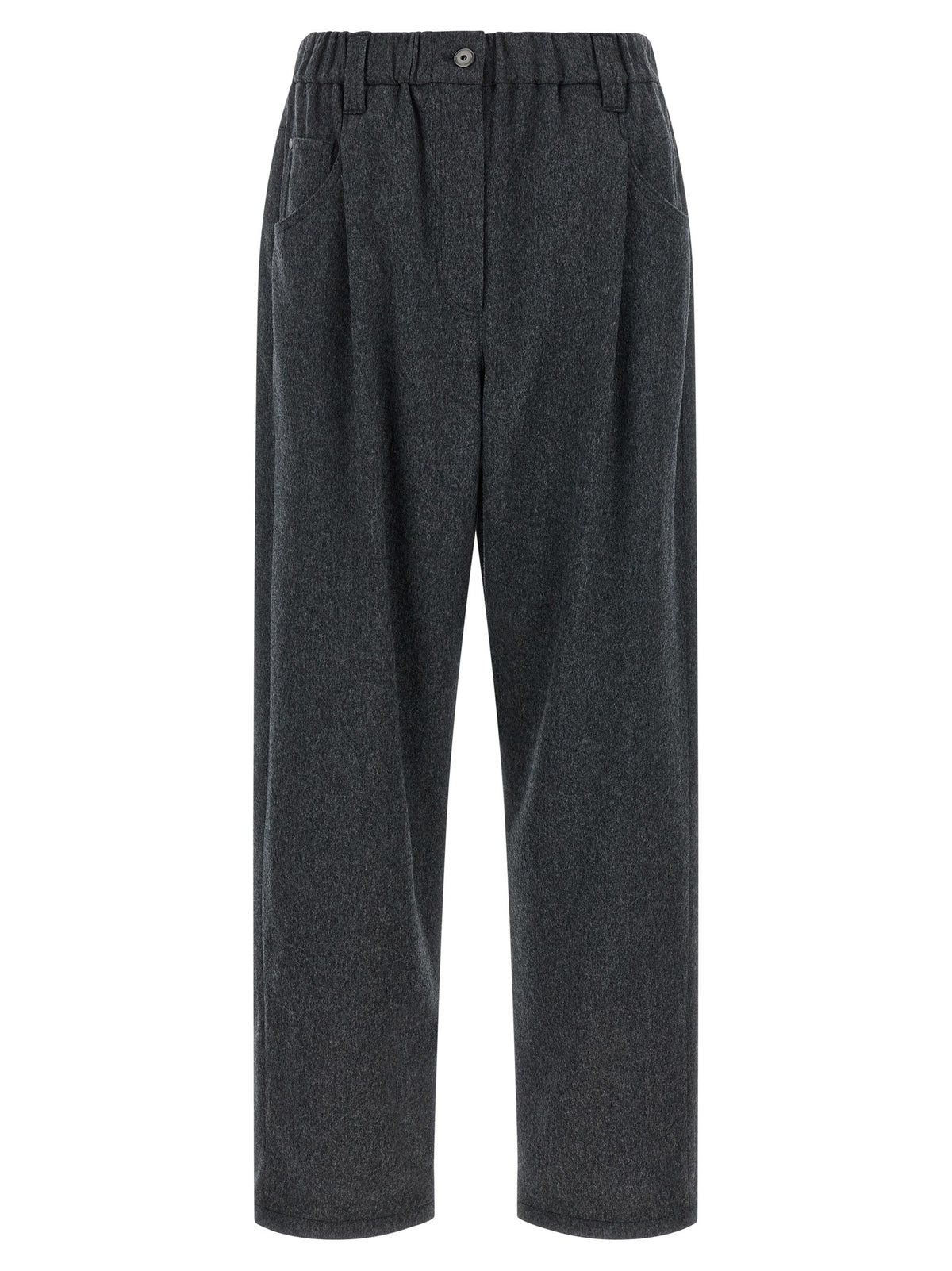 Gray Wool Pants