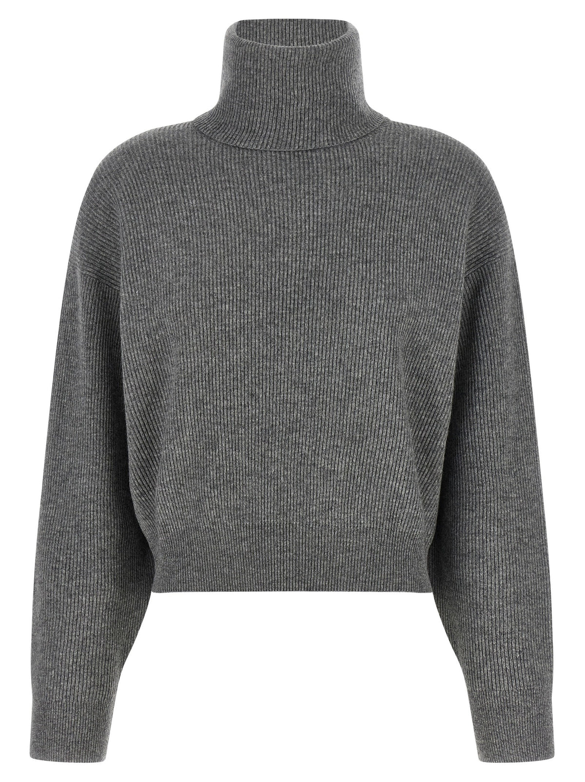Gray Virgin Wool Cardigan