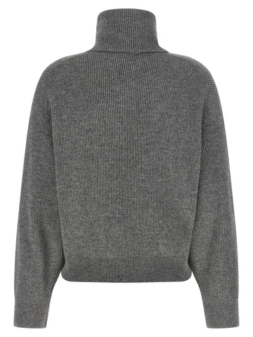 Gray Virgin Wool Cardigan