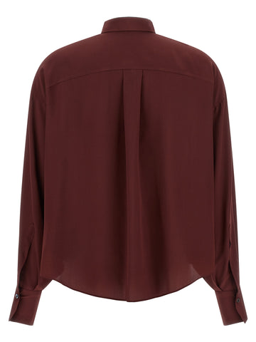 Bordeaux Silk Blouse