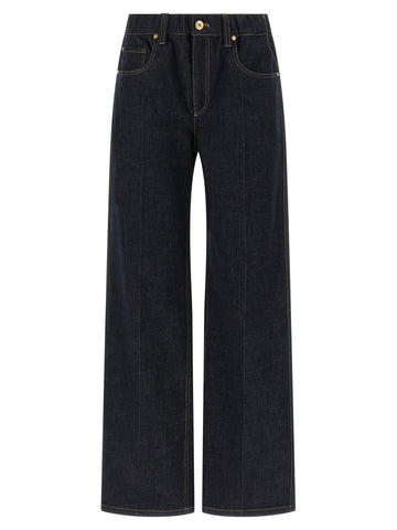 Blue Cotton Jeans Denim