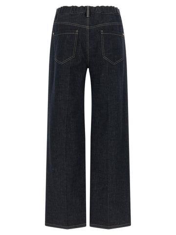 Blue Cotton Jeans Denim