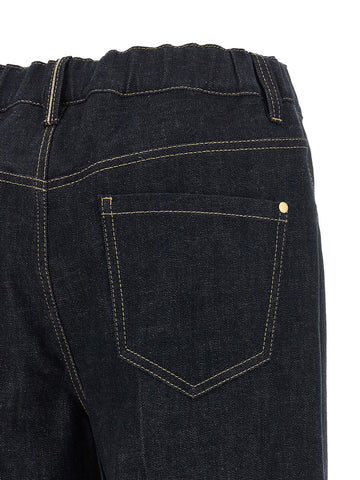 Blue Cotton Jeans Denim