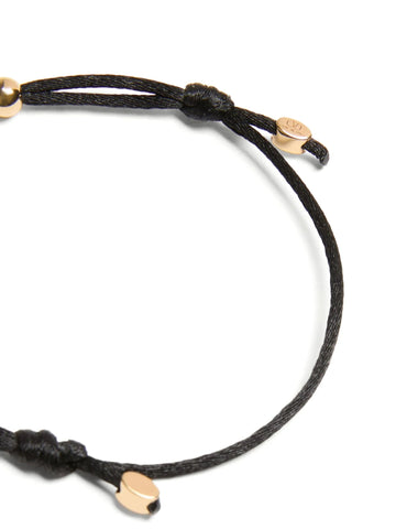 Black Polyester Bracelet