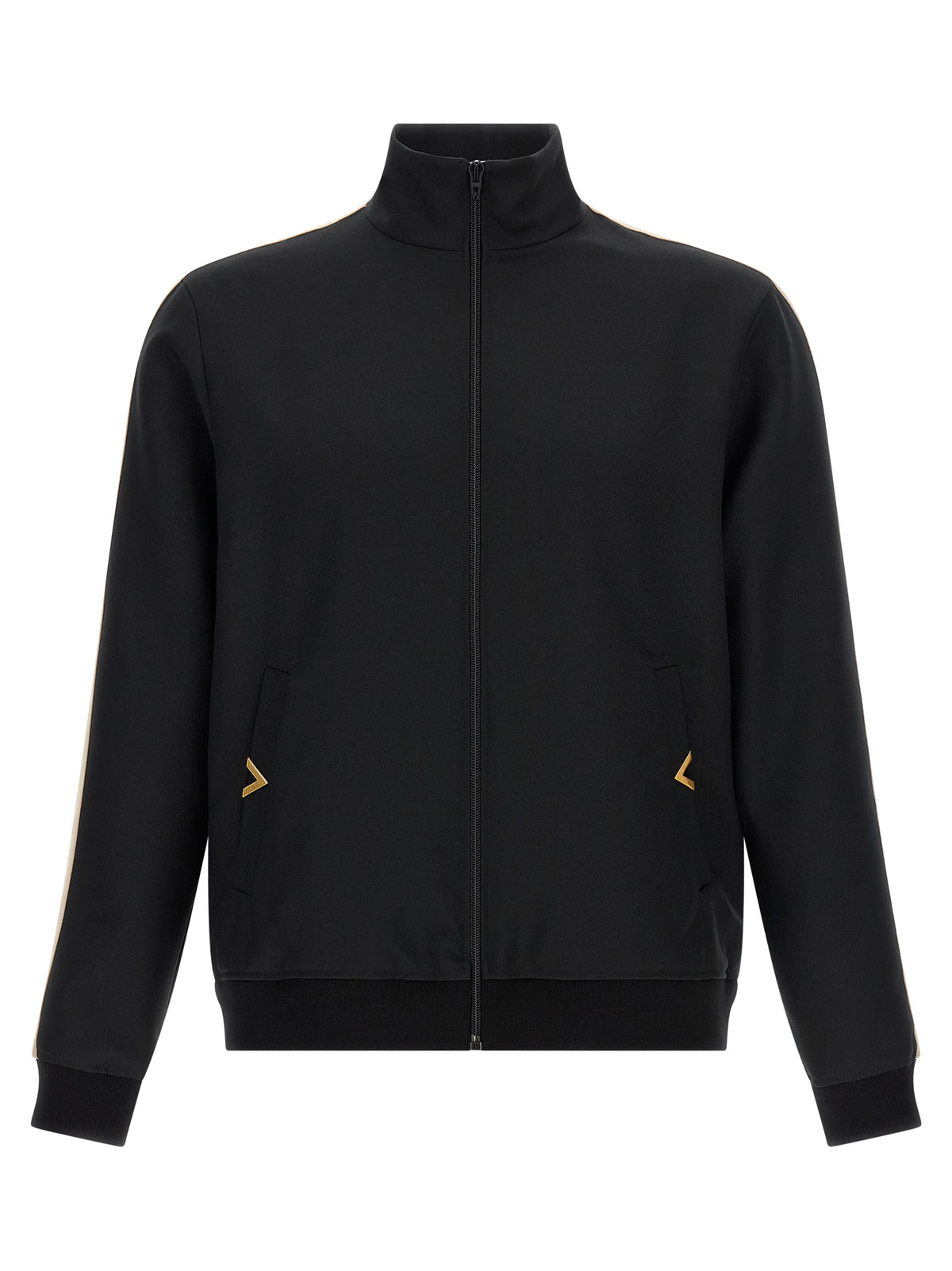 Black Polyester Sweatshirt