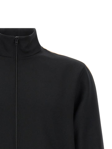 Black Polyester Sweatshirt