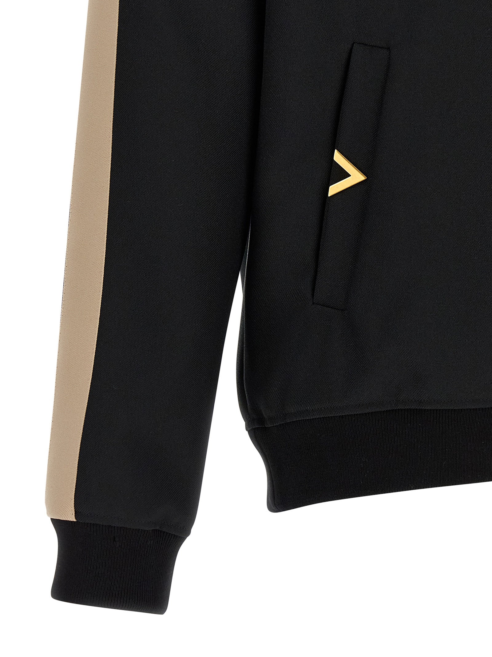 Black Polyester Sweatshirt