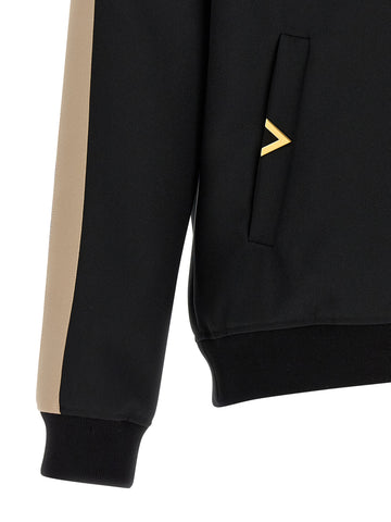 Black Polyester Sweatshirt
