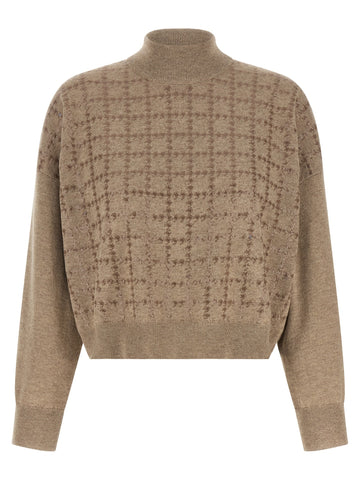 Beige Cashmere Cardigan