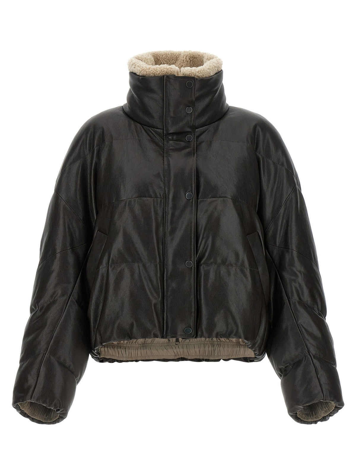 Brown Lamb Leather Leather Jacket