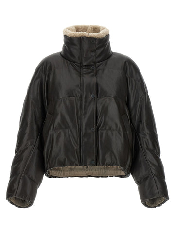 Brown Lamb Leather Leather Jacket