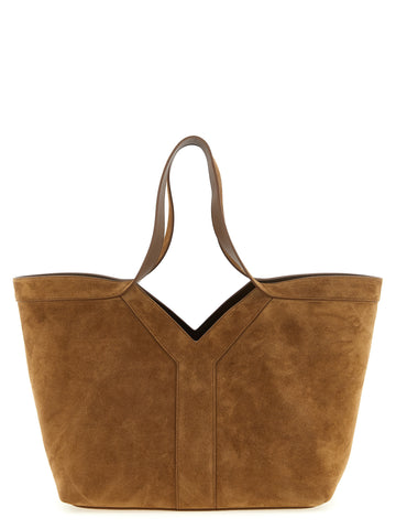 Brown Calfskin Tote Bag