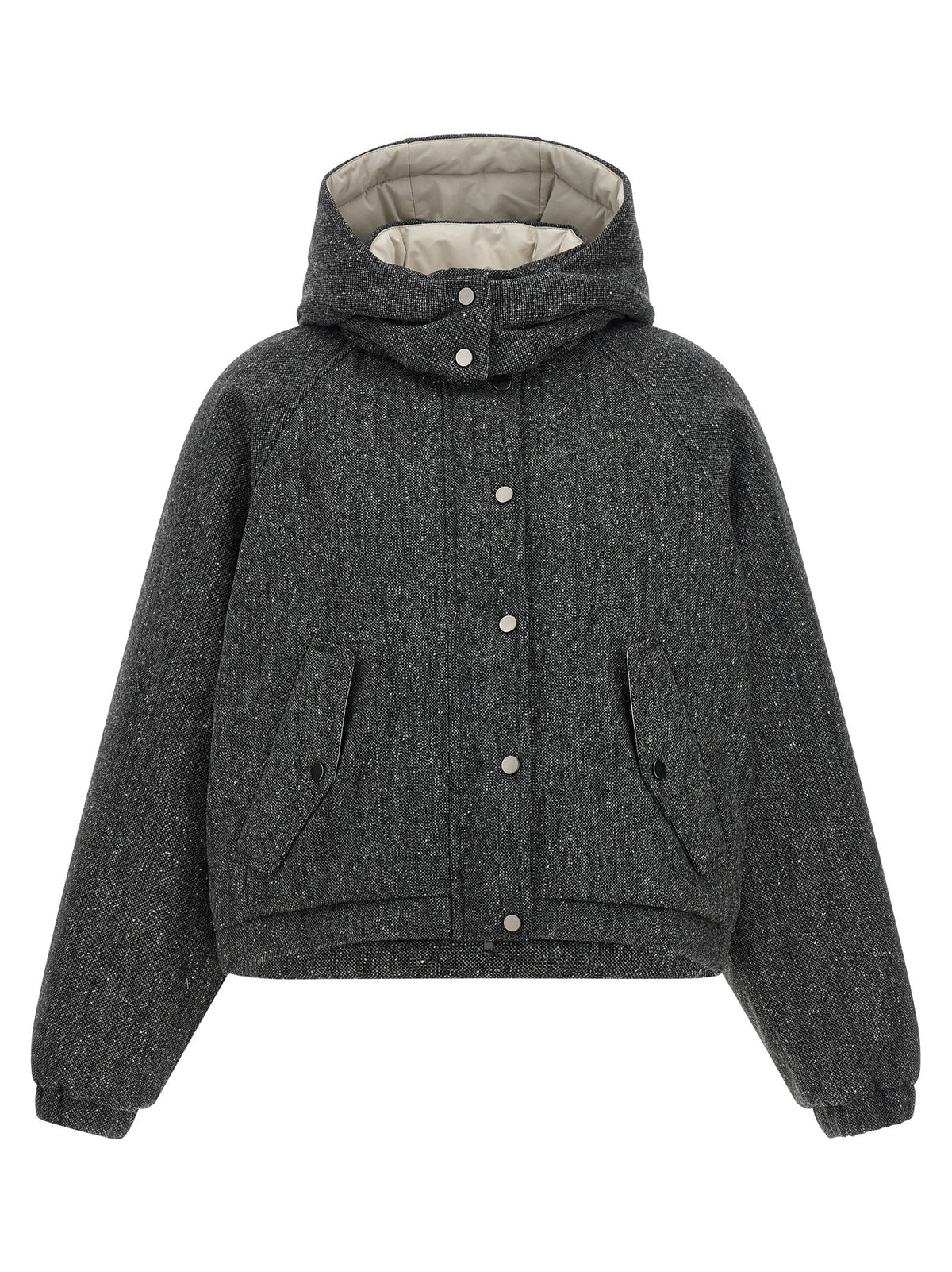 Gray Virgin Wool Jacket