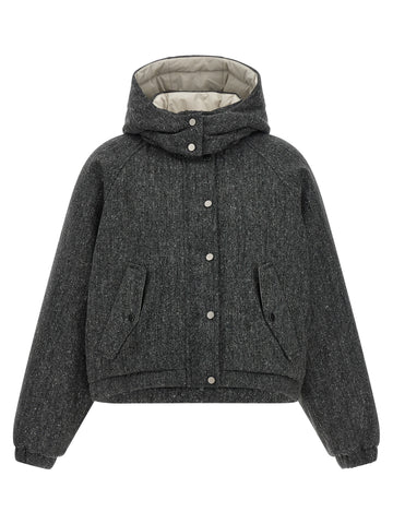 Gray Virgin Wool Jacket