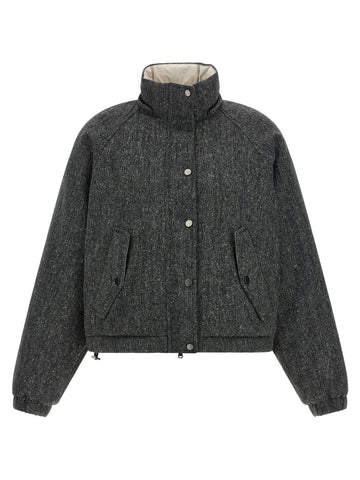 Gray Virgin Wool Jacket