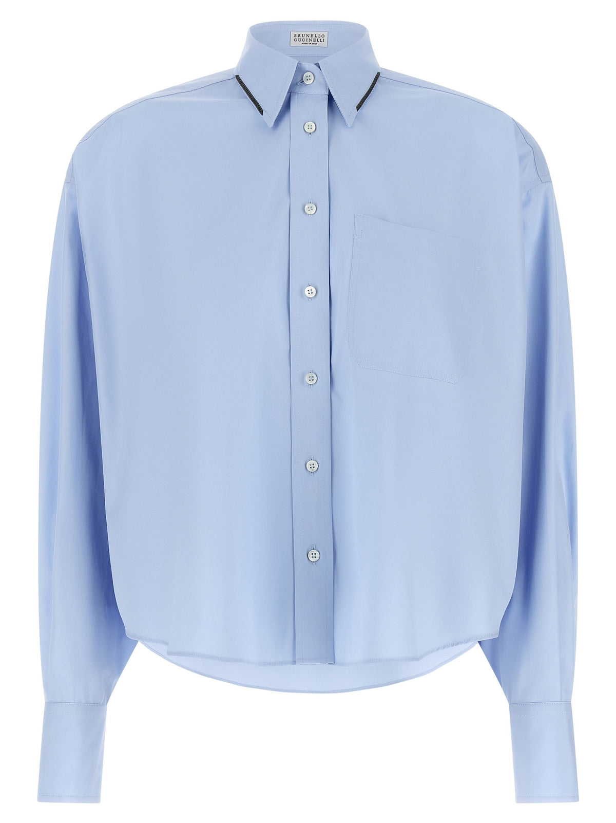 Blue Cotton Blouse