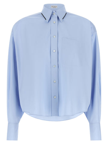 Blue Cotton Blouse