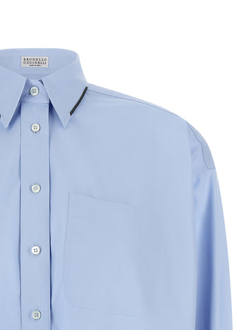 Blue Cotton Blouse