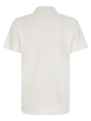 White Cotton Polo Shirt