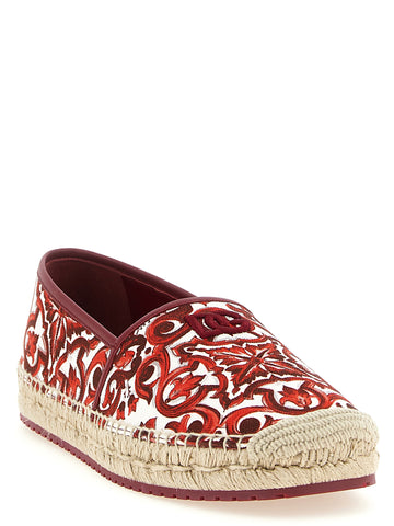 Multicolor Cotton Espadrilles