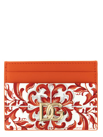 Orange Calfskin Cardholder