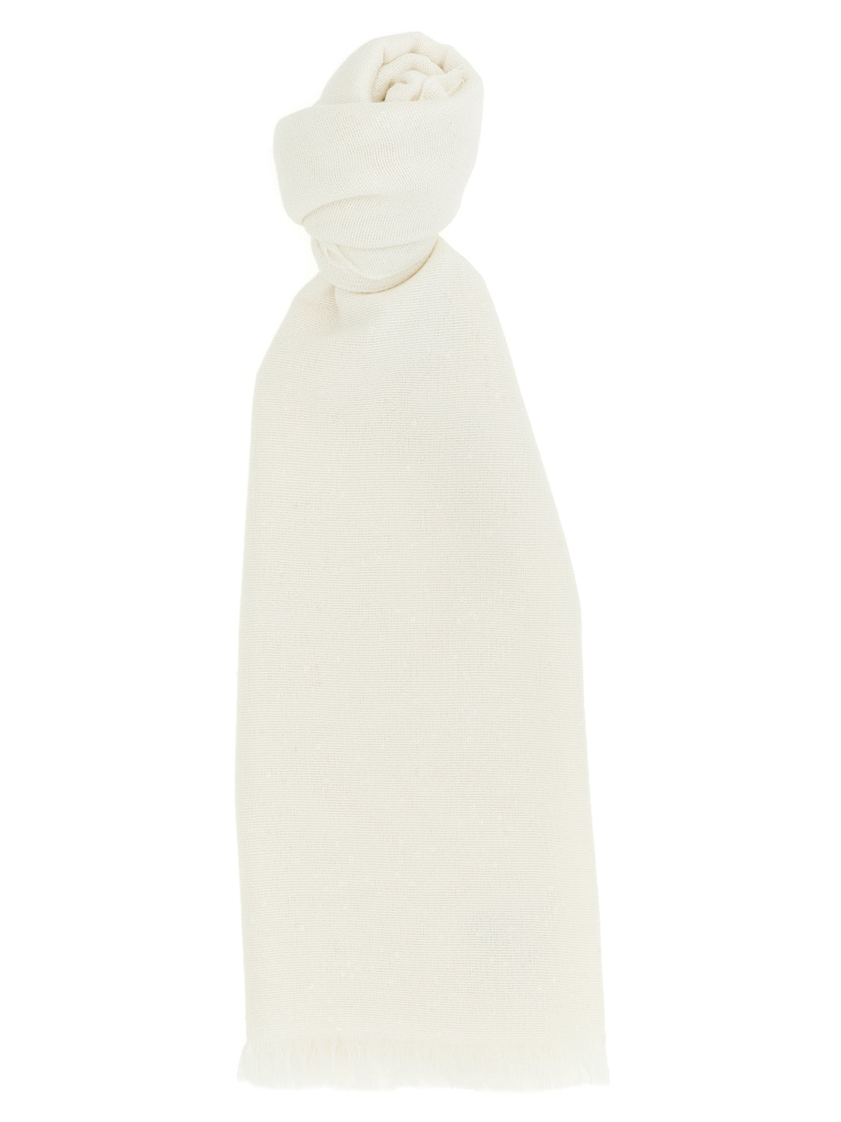 White Cashmere Scarf