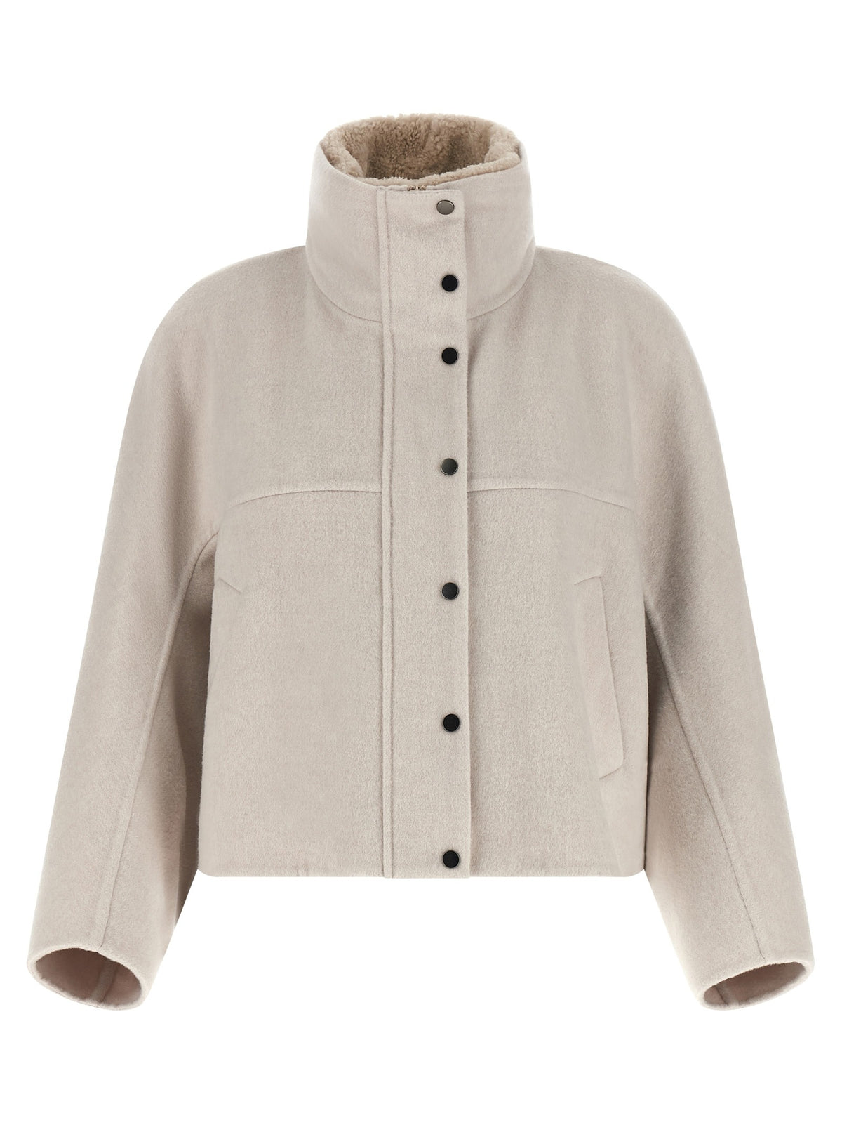 Gray Virgin Wool Coat