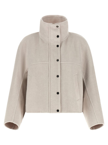Gray Virgin Wool Coat