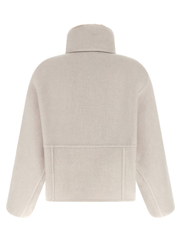 Gray Virgin Wool Coat