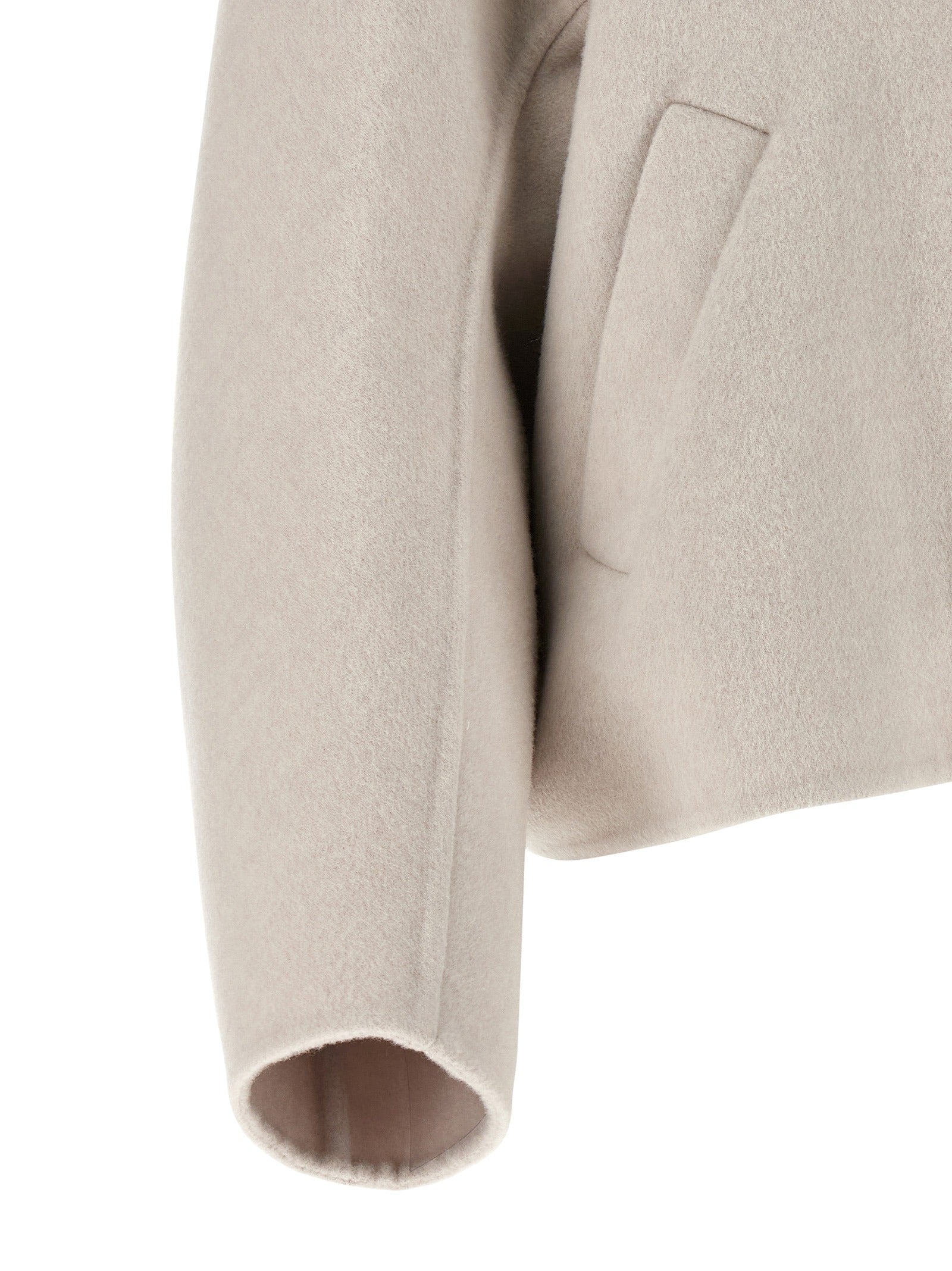 Gray Virgin Wool Coat