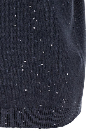 Blue Cashmere Cardigan