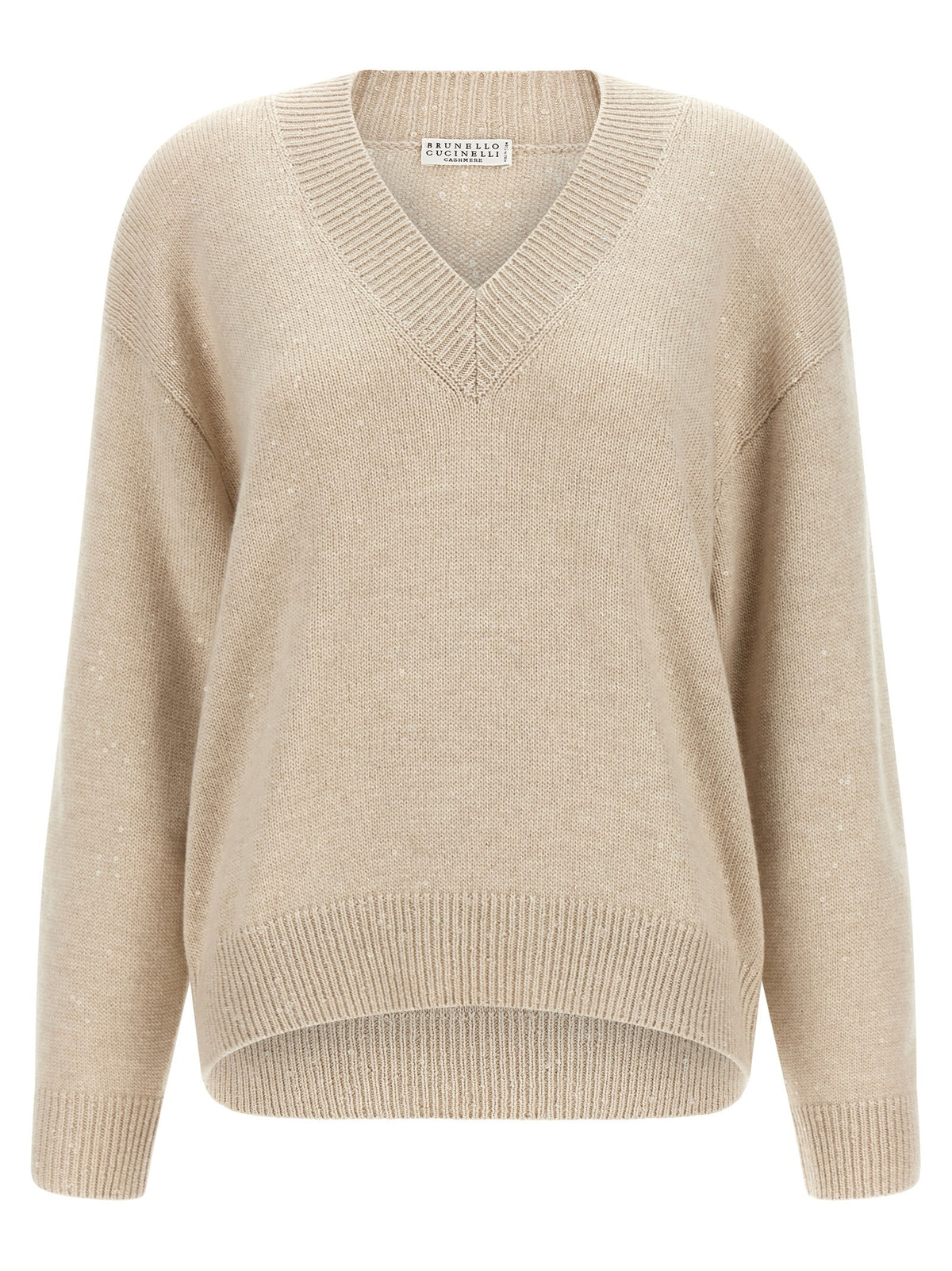 Beige Cashmere Cardigan