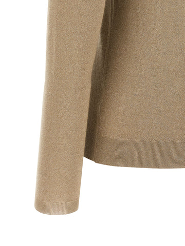 Beige Cashmere Cardigan