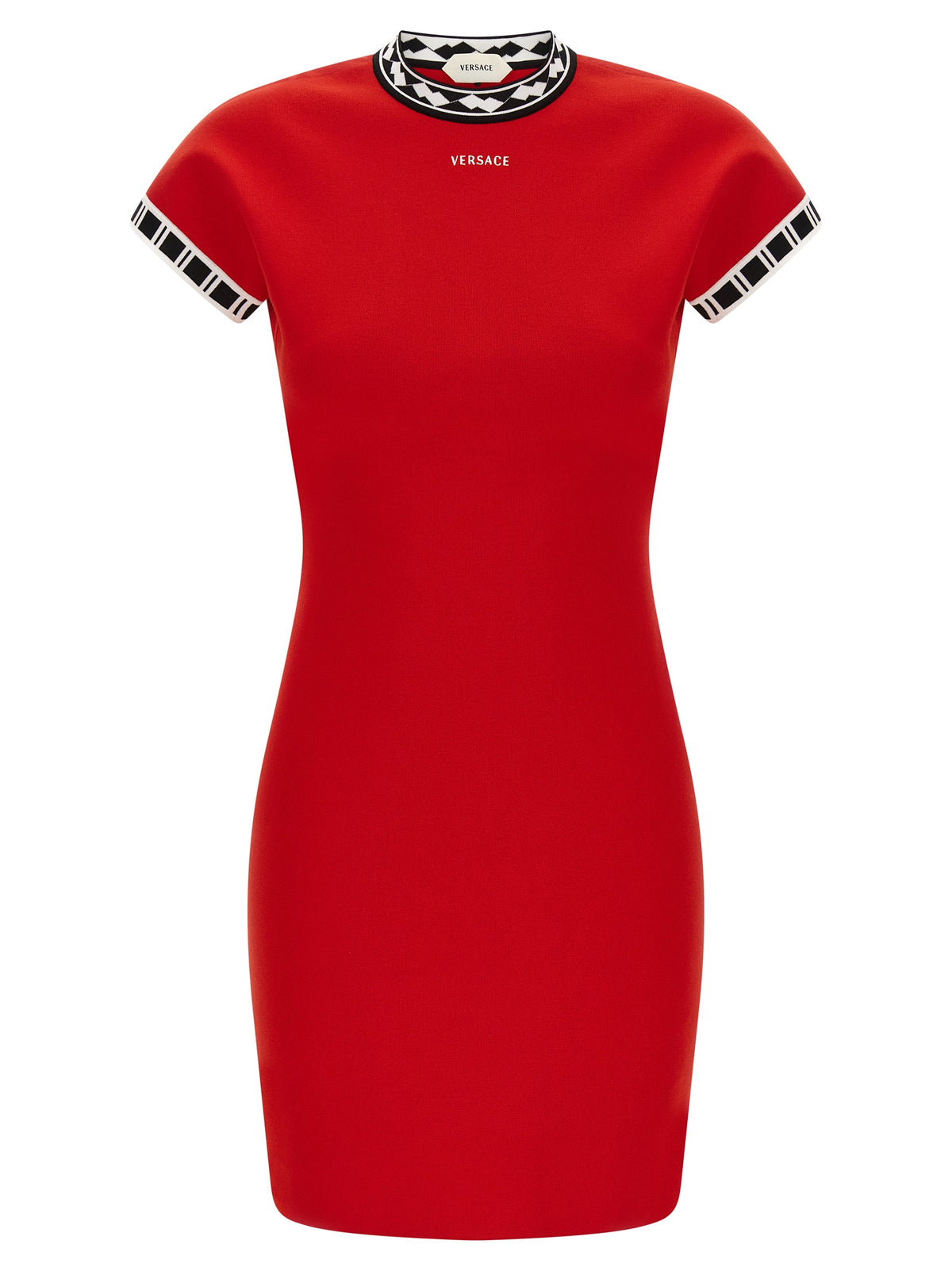 Multicolor Cotton Short Dress