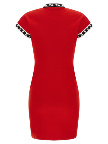 Multicolor Cotton Short Dress